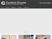 Tablet Screenshot of cumbriagranite.co.uk